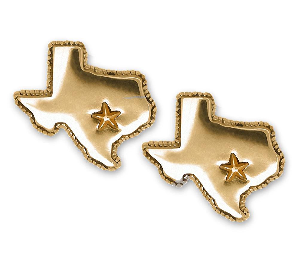 State Of Texas Charms State Of Texas Cufflinks 14k Gold Texas Jewelry State Of Texas jewelry