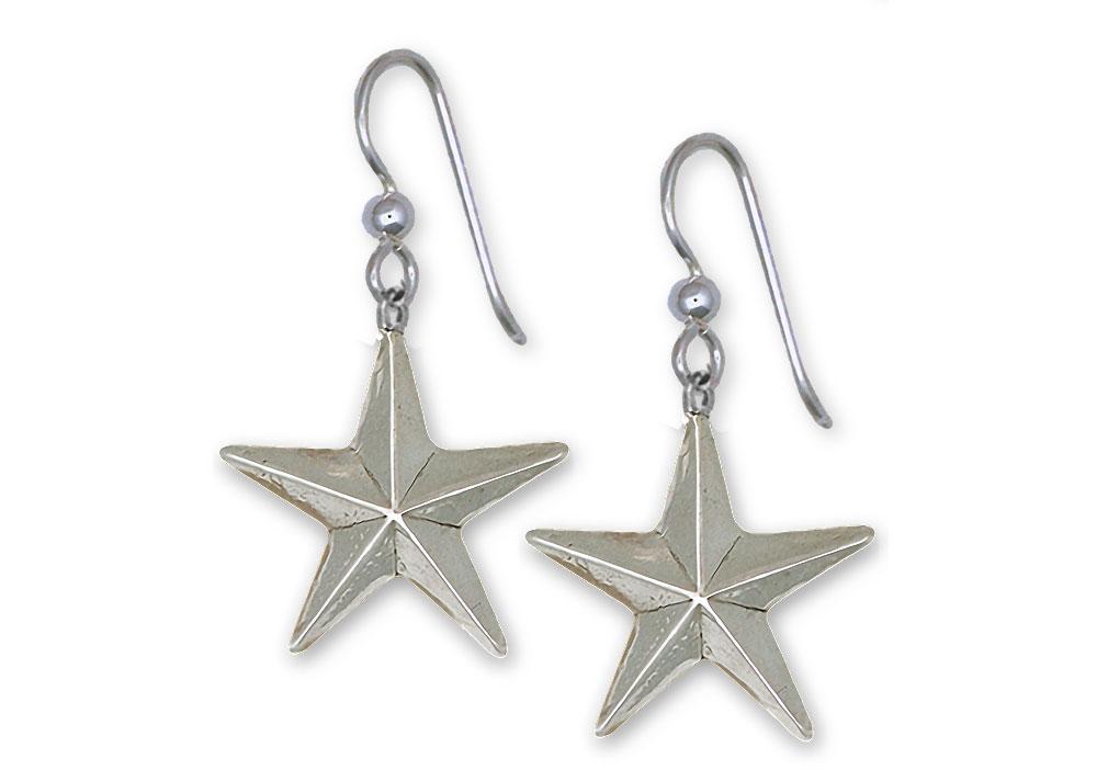 Texas Star Charms Texas Star Earrings Sterling Silver Texas Jewelry Texas Star jewelry