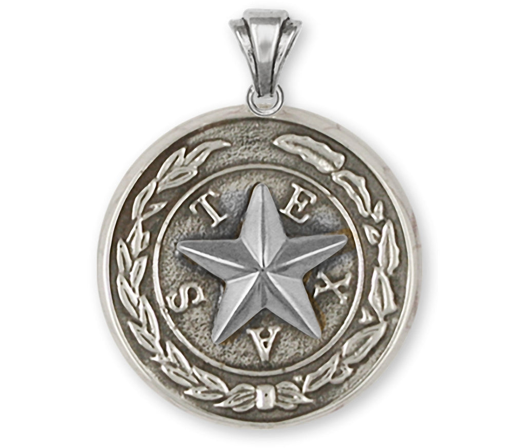Texas Seal Charms Texas Seal Pendant Sterling Silver Texas Seal Jewelry Texas Seal jewelry