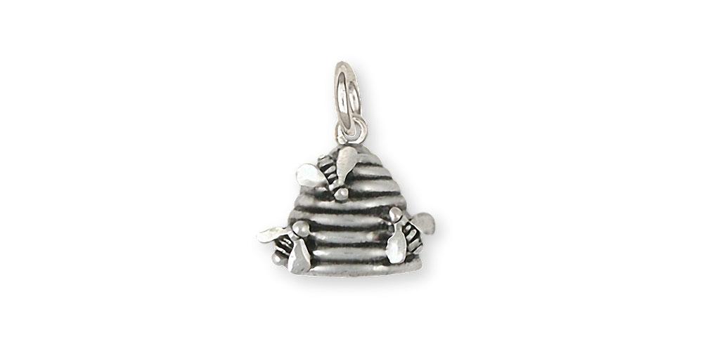 Honey Bee Charms Honey Bee Charm Sterling Silver Honeybee Jewelry Honey Bee jewelry