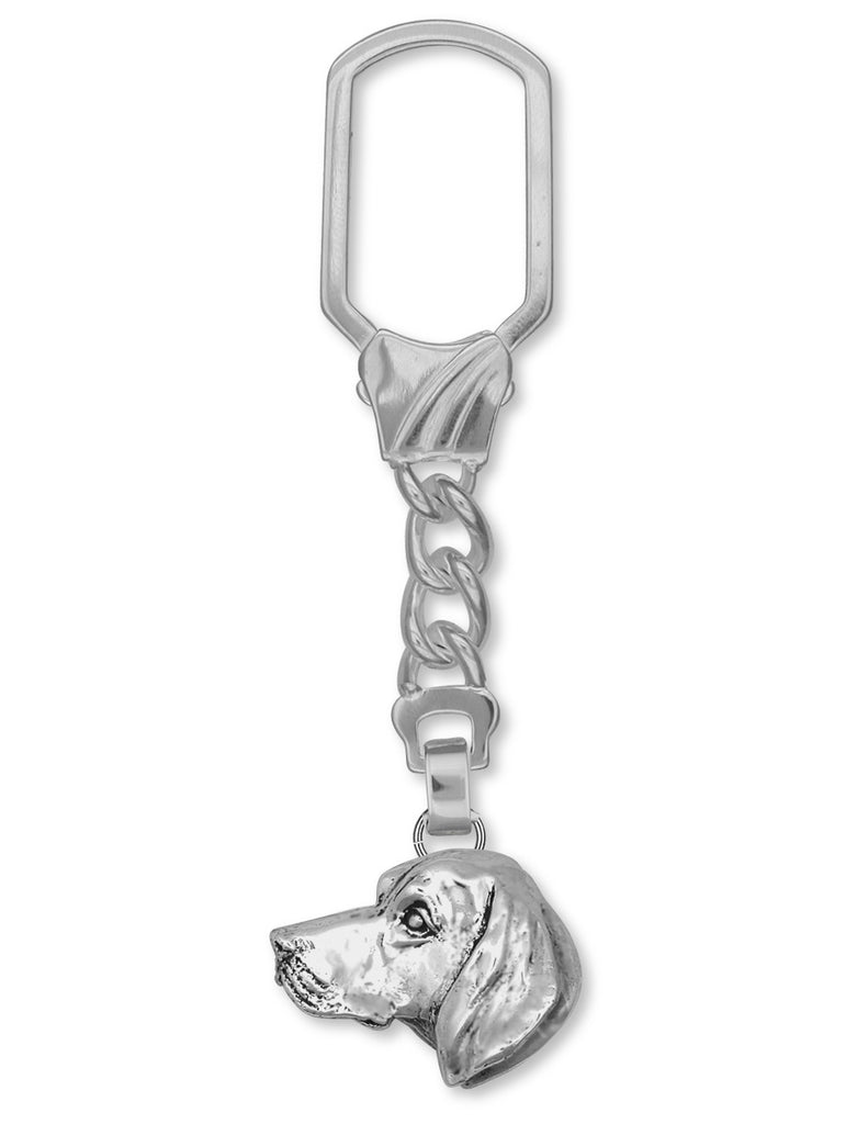 Vizsla Charms Vizsla Key Ring Sterling Silver Dog Jewelry Vizsla jewelry