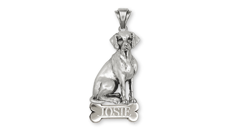 Vizsla Charms Vizsla Personalized Pendant Sterling Silver Dog Jewelry Vizsla jewelry