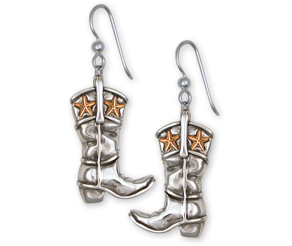 Boot Charms Boot Earrings Sterling Silver Western Boot Jewelry Boot jewelry
