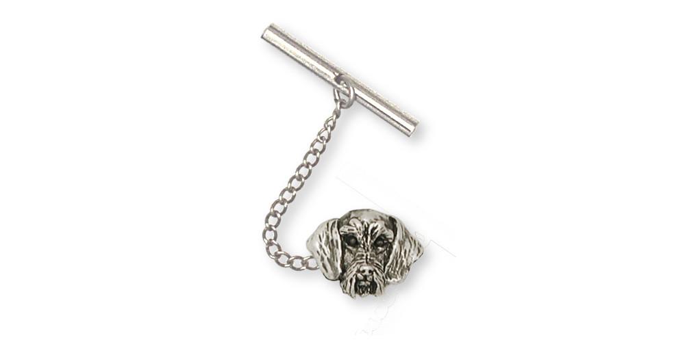 Wire Hair Dachshund Charms Wire Hair Dachshund Tie Tack Sterling Silver Dog Jewelry Wire Hair Dachshund jewelry
