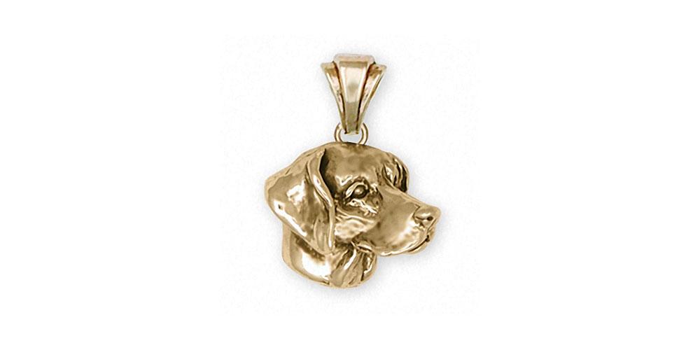 Weimaraner Charms Weimaraner Pendant 14k Gold Dog Jewelry Weimaraner jewelry