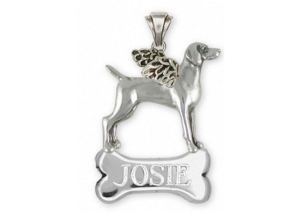 Weimaraner Charms Weimaraner Pendant Sterling Silver Dog Jewelry Weimaraner jewelry