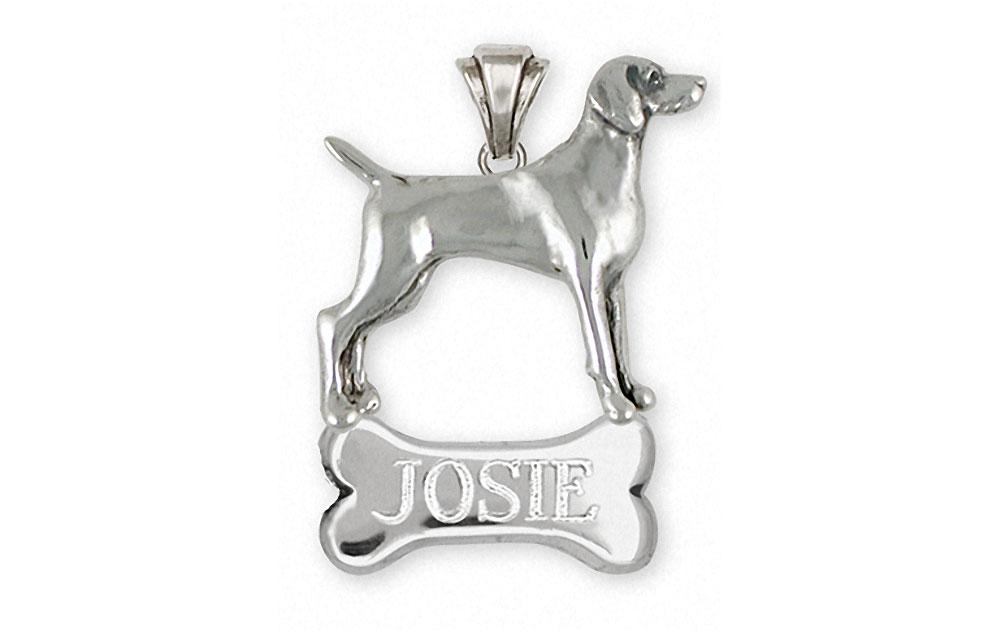 Weimaraner Charms Weimaraner Pendant Sterling Silver Dog Jewelry Weimaraner jewelry