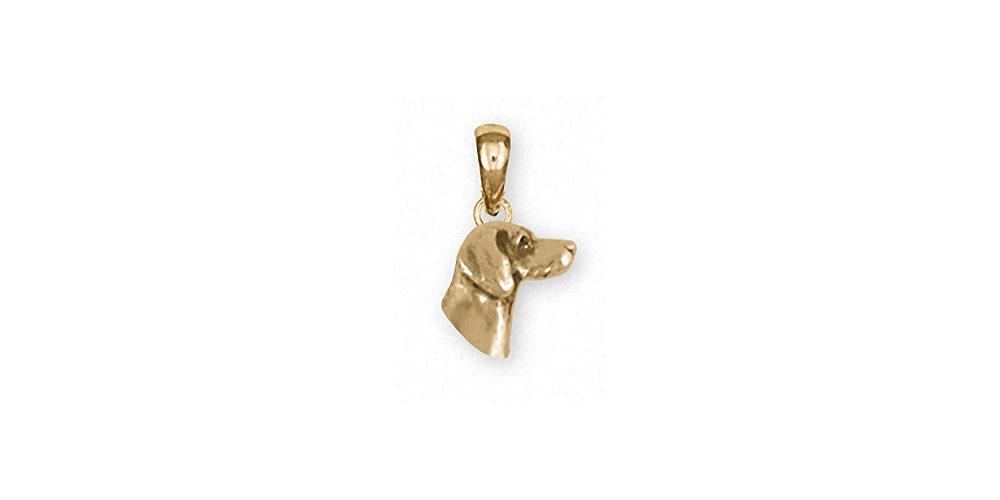 Weimaraner Charms Weimaraner Pendant 14k Gold Dog Jewelry Weimaraner jewelry