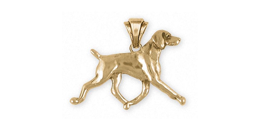 Weimaraner Charms Weimaraner Pendant 14k Gold Dog Jewelry Weimaraner jewelry