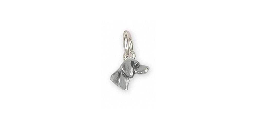 Weimaraner Charms Weimaraner Charm Sterling Silver Dog Jewelry Weimaraner jewelry