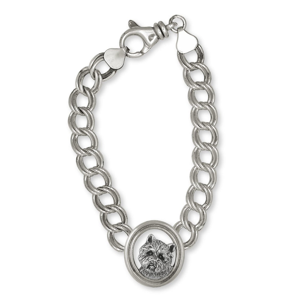 Cairn Terrier Charms Cairn Terrier Bracelet Sterling Silver Dog Jewelry Cairn Terrier jewelry