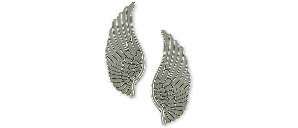 Wing Charms Wing Mans Cufflink Sterling Silver Wing Jewelry Wing jewelry