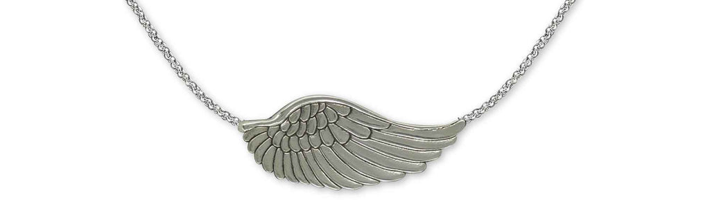 Wing Charms Wing Necklace Sterling Silver Wing Jewelry Wing jewelry