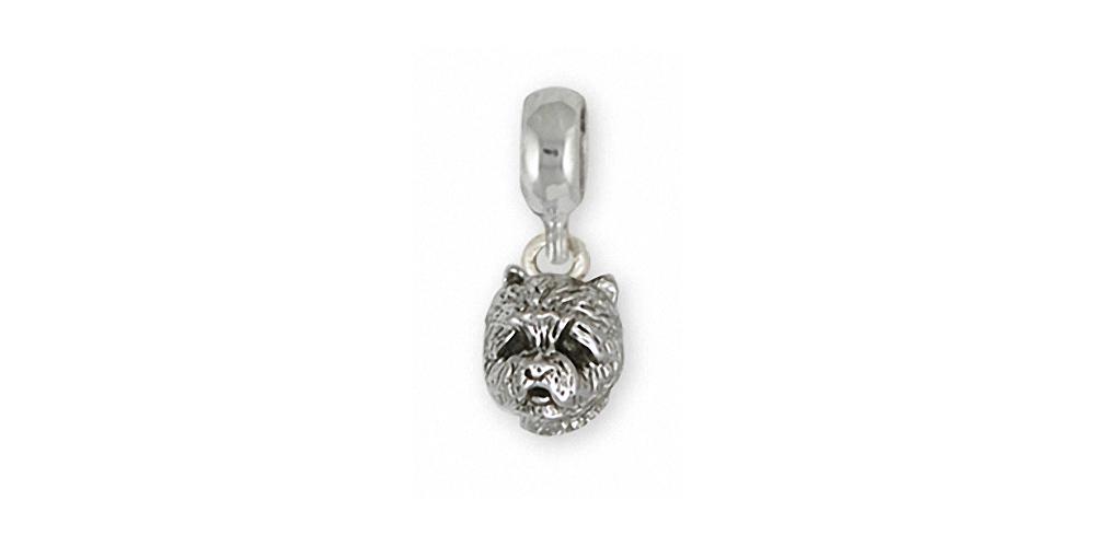 Westie Charms Westie Charm Slide Sterling Silver West Highland White Terrier Jewelry Westie jewelry