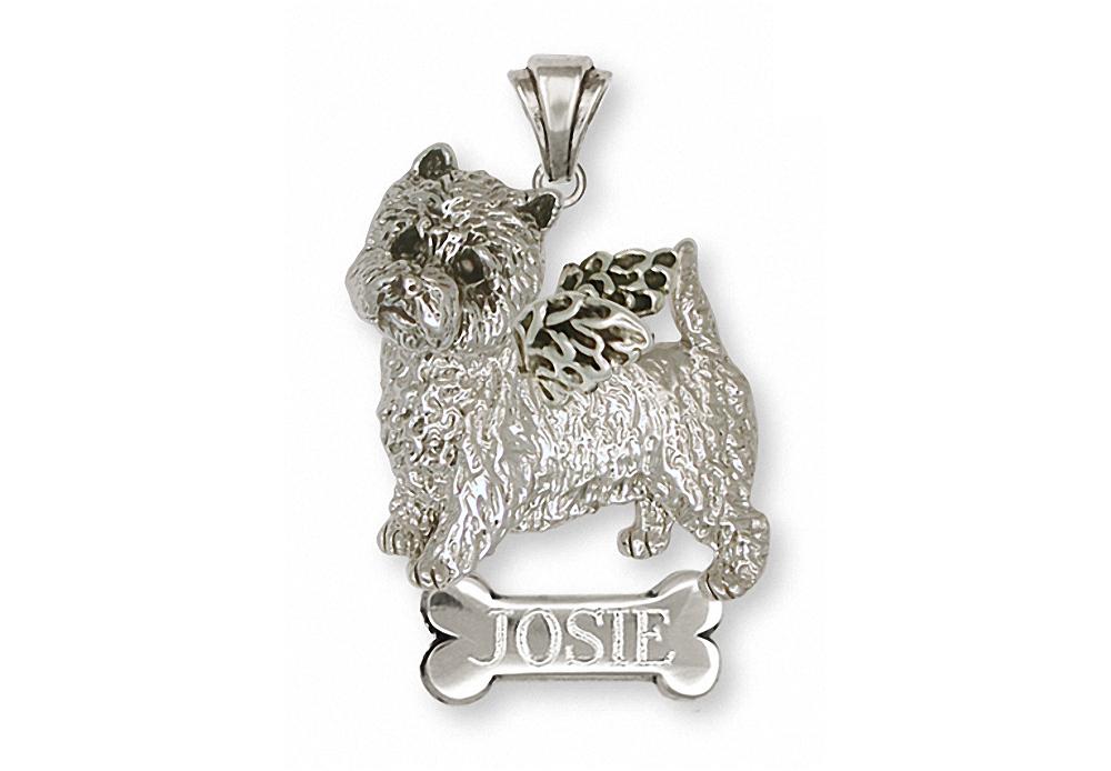 Cairn Terrier Charms Cairn Terrier Pendant Sterling Silver Dog Jewelry Cairn Terrier jewelry