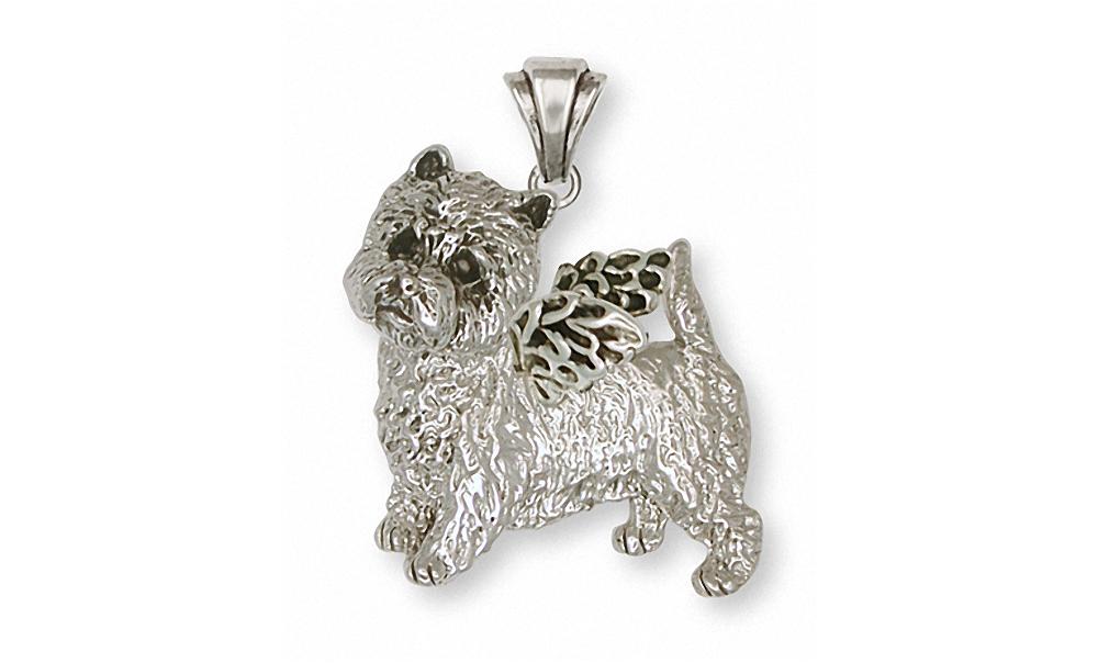 Cairn Terrier Charms Cairn Terrier Pendant Sterling Silver Dog Jewelry Cairn Terrier jewelry