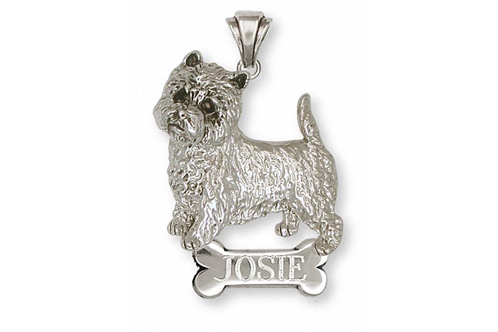 Cairn Terrier Charms Cairn Terrier Pendant Sterling Silver Dog Jewelry Cairn Terrier jewelry