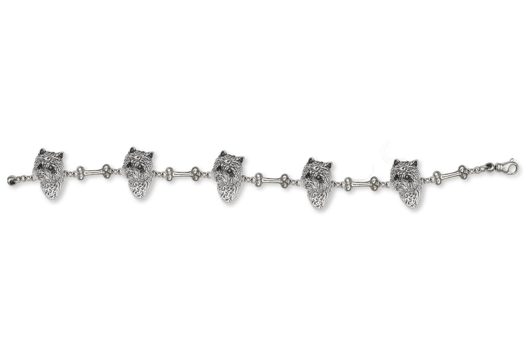 Cairn Terrier Charms Cairn Terrier Bracelet Sterling Silver Dog Jewelry Cairn Terrier jewelry