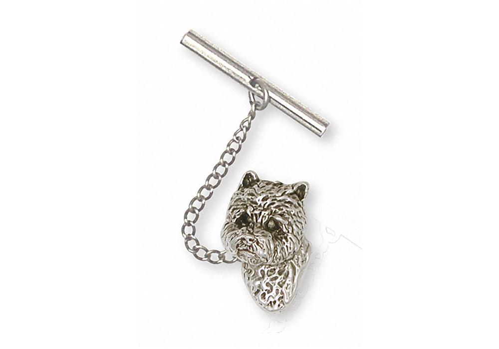 Cairn Terrier Charms Cairn Terrier Tie Tack Sterling Silver Dog Jewelry Cairn Terrier jewelry