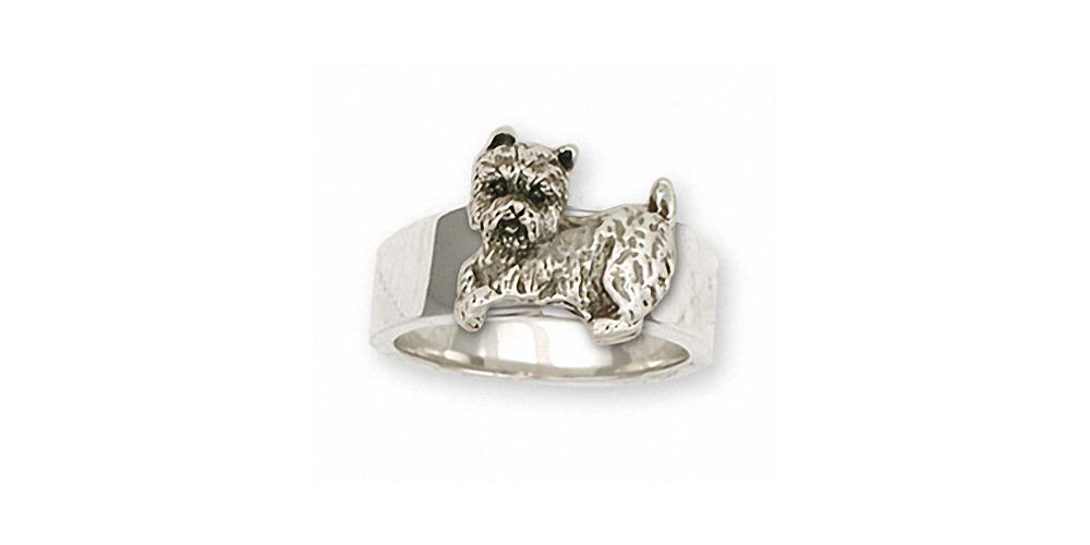 Westie Charms Westie Ring Sterling Silver West Highland White Terrier Jewelry Westie jewelry