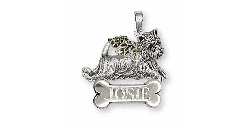 Cairn Terrier Charms Cairn Terrier Pendant Sterling Silver Dog Jewelry Cairn Terrier jewelry