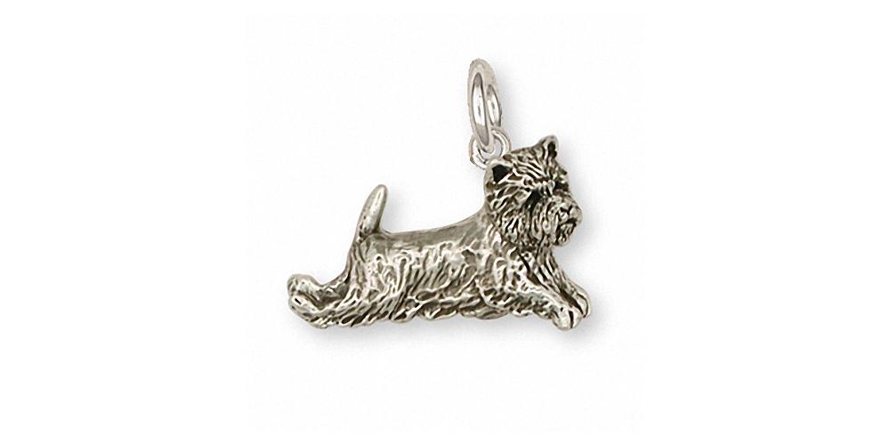 Cairn Terrier Charms Cairn Terrier Charm Sterling Silver Dog Jewelry Cairn Terrier jewelry