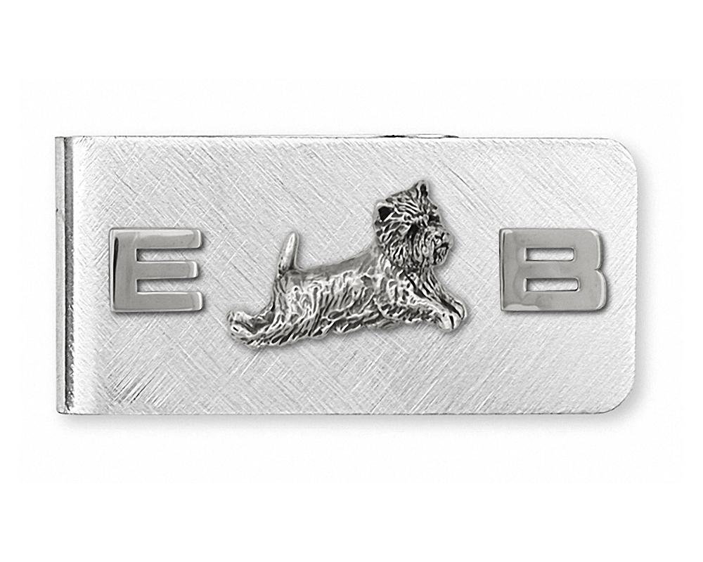 Cairn Terrier Charms Cairn Terrier Money Clip Sterling Silver Dog Jewelry Cairn Terrier jewelry