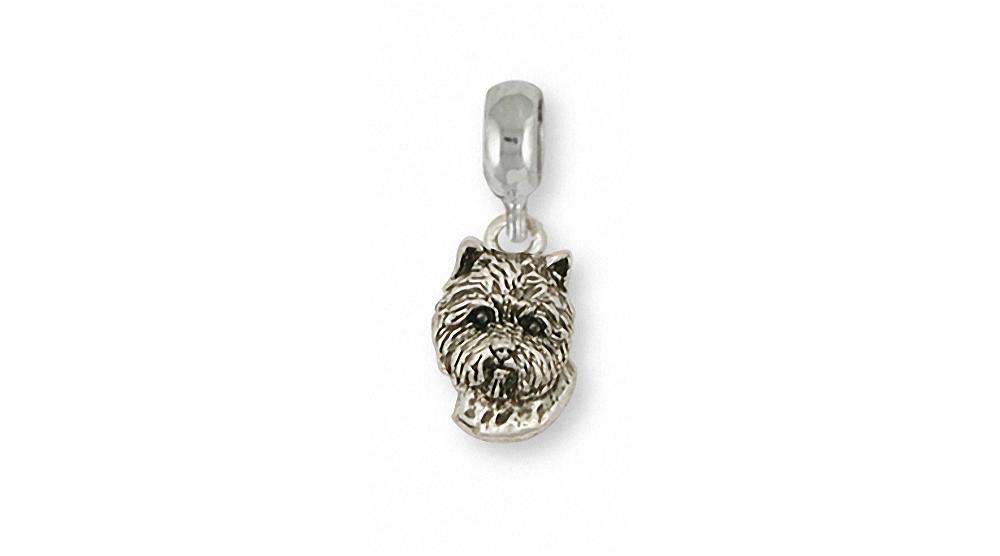 Cairn Terrier Charms Cairn Terrier Charm Slide Sterling Silver Dog Jewelry Cairn Terrier jewelry