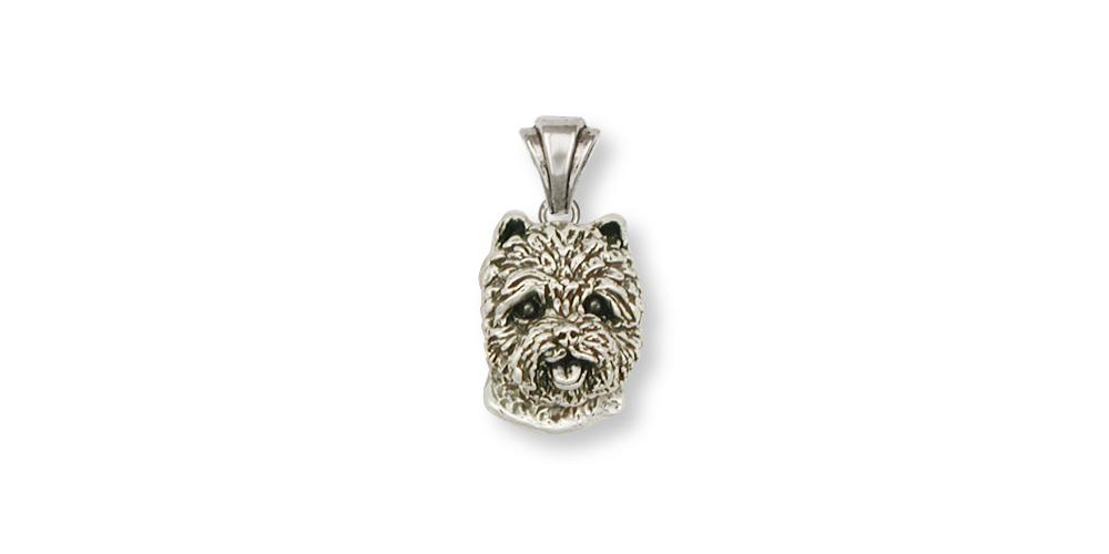 Cairn Terrier Charms Cairn Terrier Pendant Sterling Silver Dog Jewelry Cairn Terrier jewelry