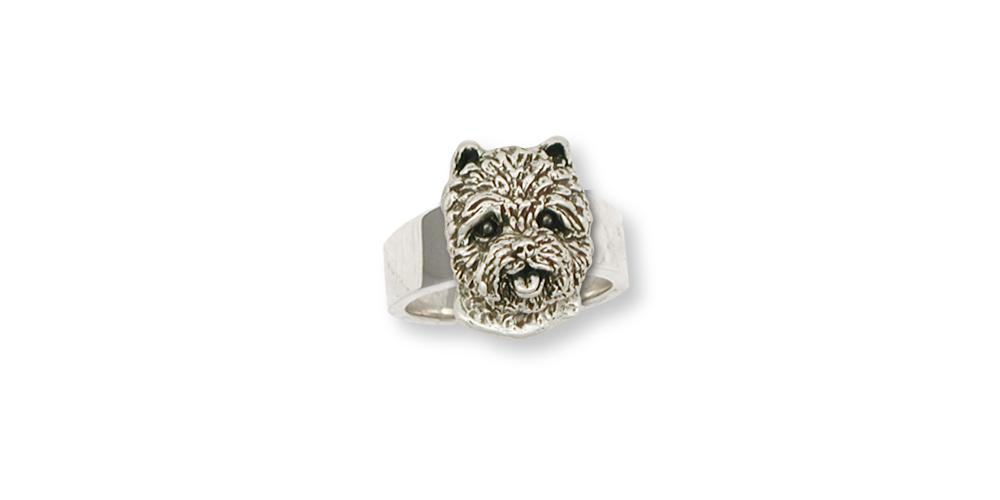 Cairn Terrier Charms Cairn Terrier Ring Sterling Silver Dog Jewelry Cairn Terrier jewelry