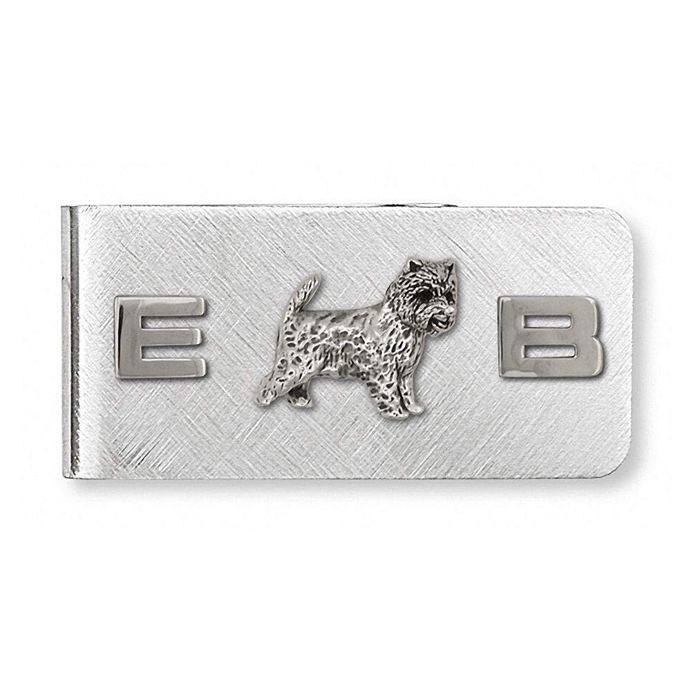 Cairn Terrier Charms Cairn Terrier Money Clip Sterling Silver Dog Jewelry Cairn Terrier jewelry