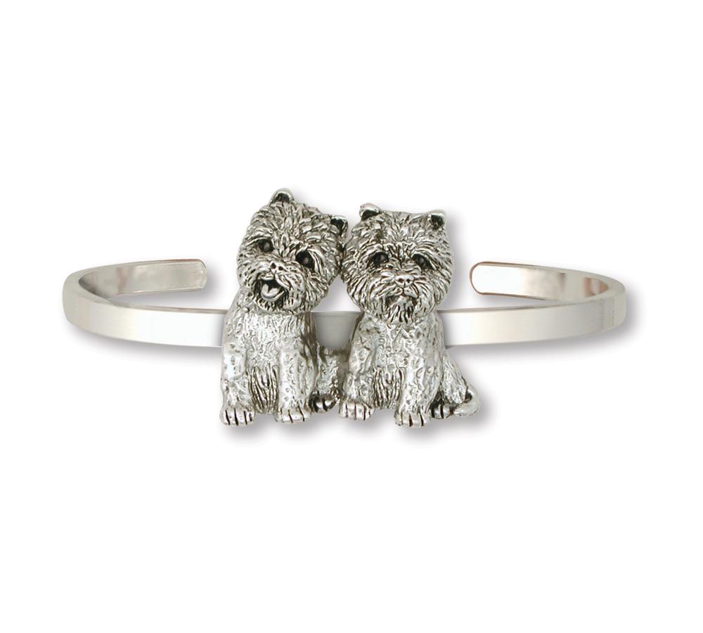 Cairn Terrier Charms Cairn Terrier Bracelet Sterling Silver Dog Jewelry Cairn Terrier jewelry