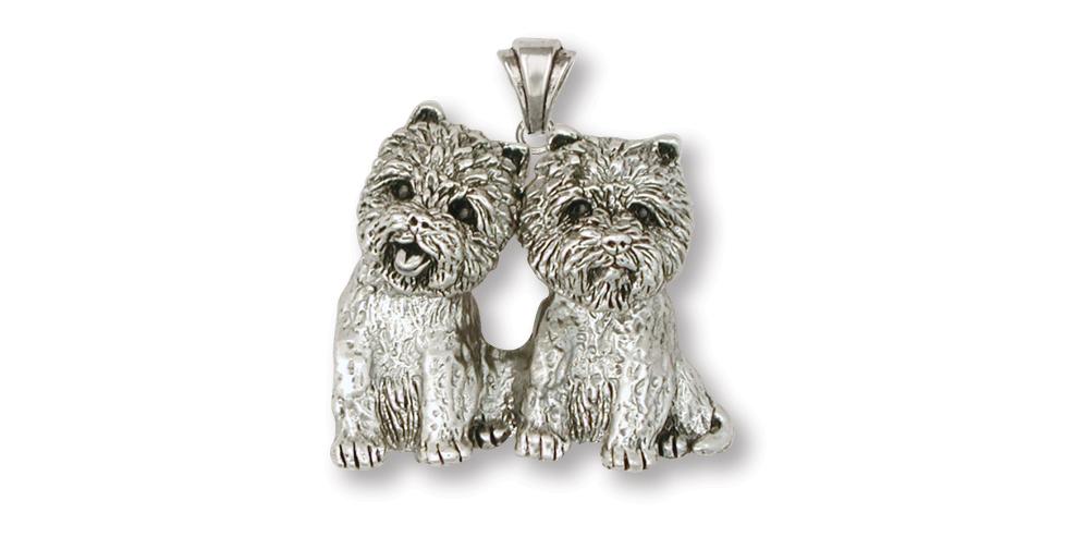 Cairn Terrier Charms Cairn Terrier Pendant Sterling Silver Dog Jewelry Cairn Terrier jewelry