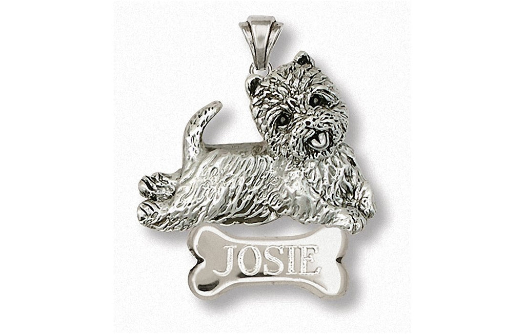 Cairn Terrier Charms Cairn Terrier Pendant Sterling Silver Dog Jewelry Cairn Terrier jewelry