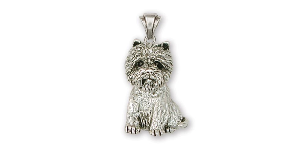 Cairn Terrier Charms Cairn Terrier Pendant Sterling Silver Dog Jewelry Cairn Terrier jewelry