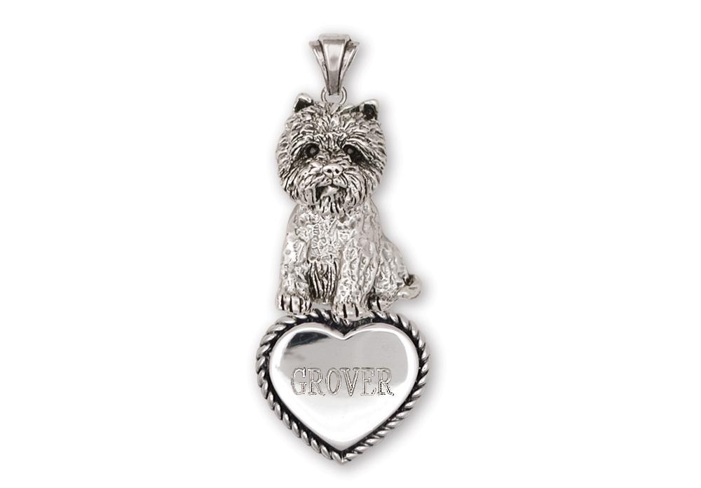 Cairn Terrier Charms Cairn Terrier Pendant Sterling Silver Dog Jewelry Cairn Terrier jewelry