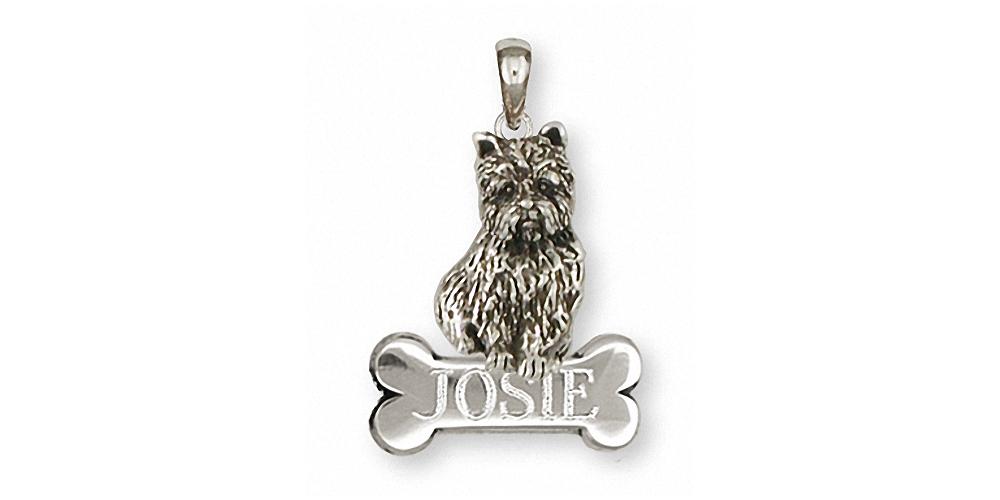 Cairn Terrier Charms Cairn Terrier Pendant Sterling Silver Dog Jewelry Cairn Terrier jewelry