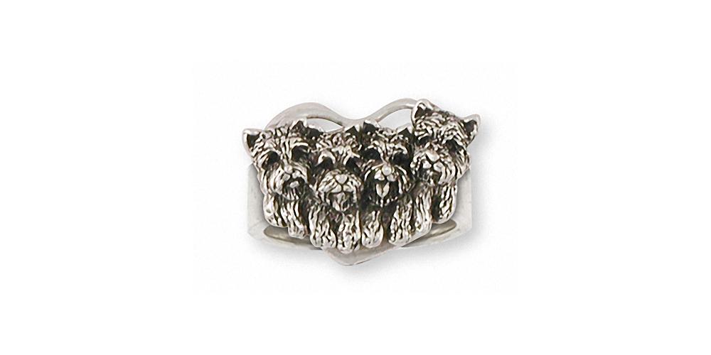 Cairn Terrier Charms Cairn Terrier Ring Sterling Silver Dog Jewelry Cairn Terrier jewelry