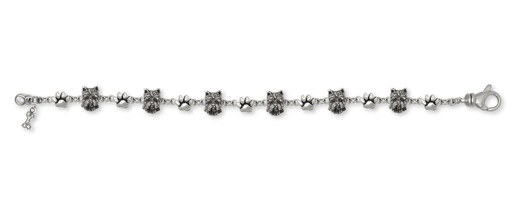 Cairn Terrier Charms Cairn Terrier Bracelet Sterling Silver Dog Jewelry Cairn Terrier jewelry