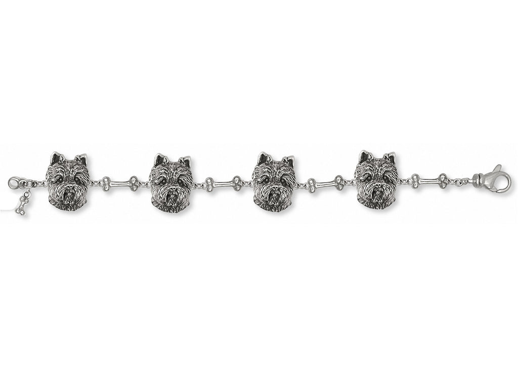 Cairn Terrier Charms Cairn Terrier Bracelet Sterling Silver Dog Jewelry Cairn Terrier jewelry