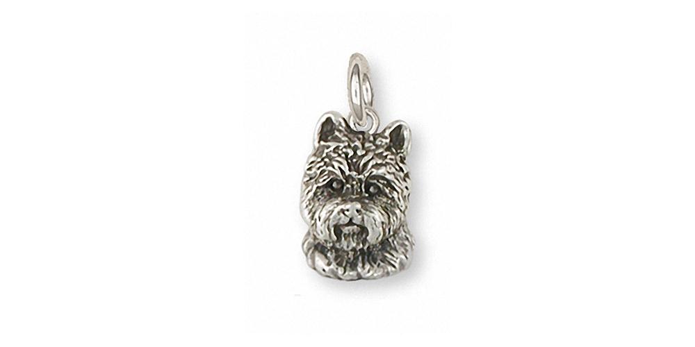 Cairn Terrier Charms Cairn Terrier Charm Sterling Silver Dog Jewelry Cairn Terrier jewelry