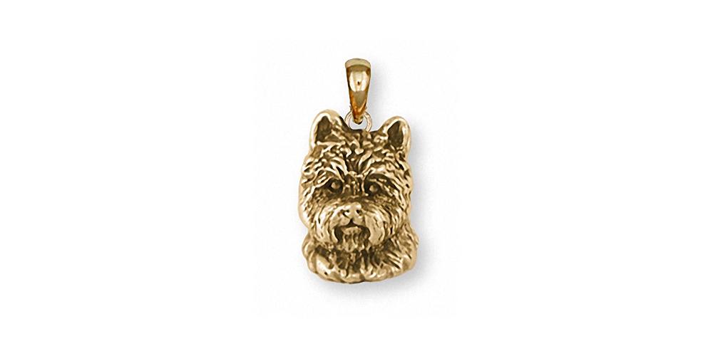 Cairn Terrier Charms Cairn Terrier Pendant 14k Gold Dog Jewelry Cairn Terrier jewelry