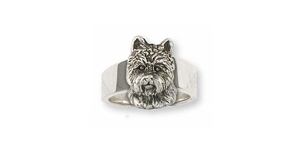 Westie Charms Westie Ring Sterling Silver West Highland White Terrier Jewelry Westie jewelry