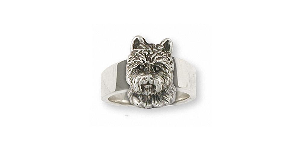 Cairn Terrier Charms Cairn Terrier Ring Sterling Silver Dog Jewelry Cairn Terrier jewelry