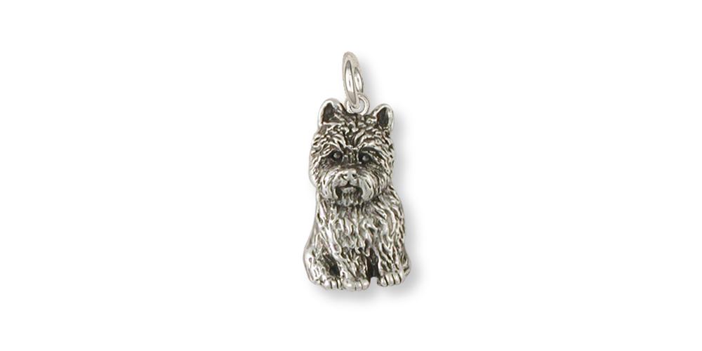 Cairn Terrier Charms Cairn Terrier Charm Sterling Silver Dog Jewelry Cairn Terrier jewelry