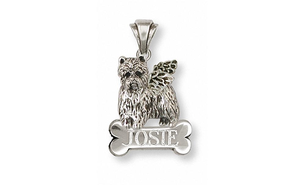 Cairn Terrier Charms Cairn Terrier Pendant Sterling Silver Dog Jewelry Cairn Terrier jewelry