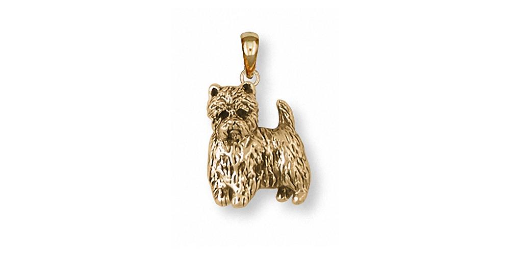 Cairn Terrier Charms Cairn Terrier Pendant 14k Gold Dog Jewelry Cairn Terrier jewelry