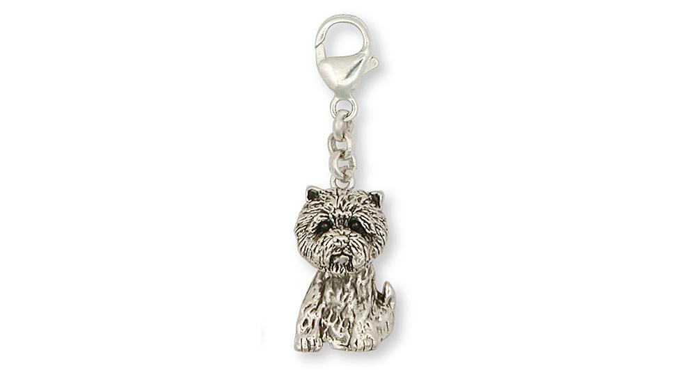 Cairn Terrier Charms Cairn Terrier Zipper Pull Sterling Silver Dog Jewelry Cairn Terrier jewelry