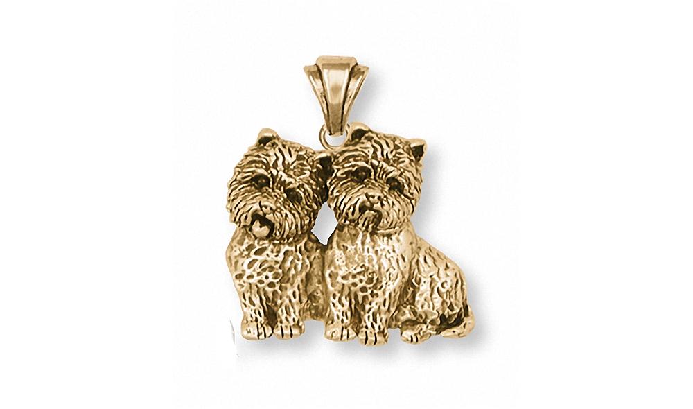 Cairn Terrier Charms Cairn Terrier Pendant 14k Gold Dog Jewelry Cairn Terrier jewelry