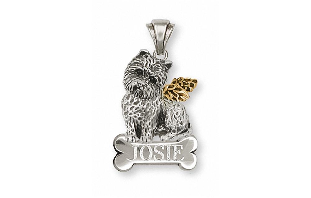 Westie Charms Westie Pendant Silver And Gold West Highland White Terrier Jewelry Westie jewelry
